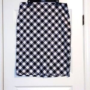 Checkered skirt